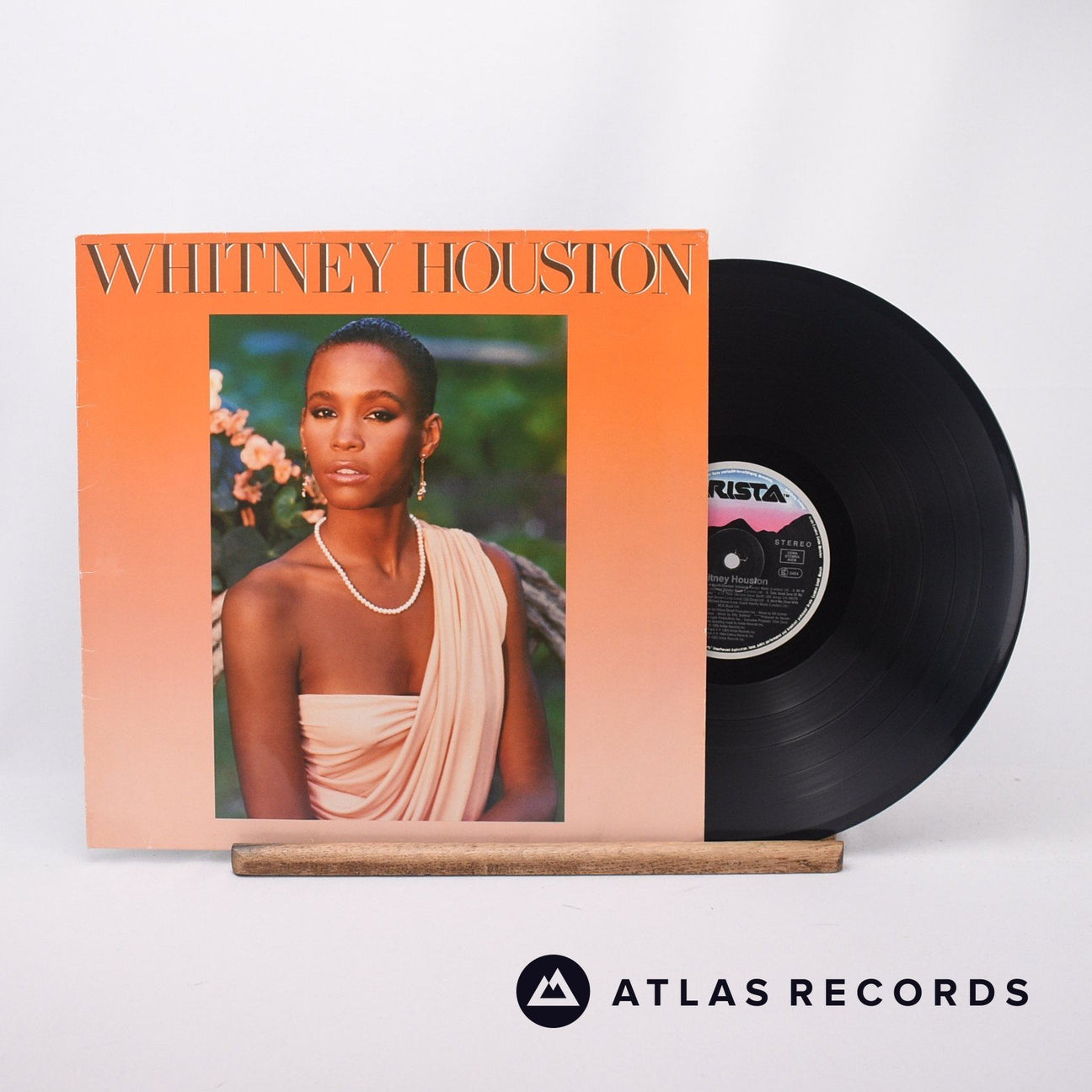 Whitney Houston Whitney Houston LP Vinyl Record - Front Cover & Record