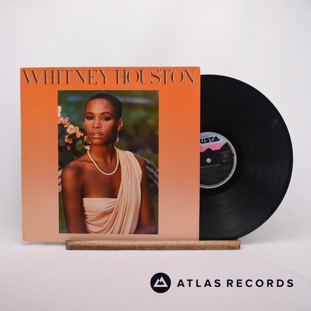 Whitney Houston Whitney Houston LP Vinyl Record - Front Cover & Record