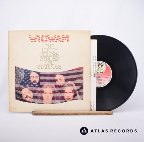 Wigwam Lucky Golden Stripes And Starpose LP Vinyl Record - Front Cover & Record