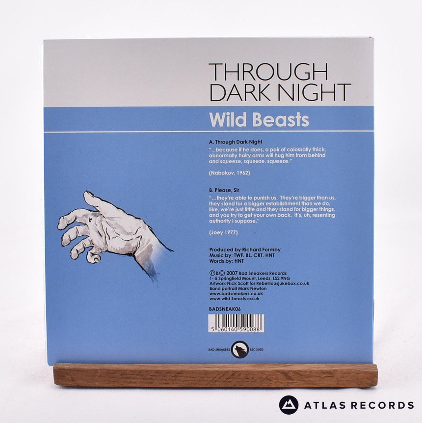 Wild Beasts - Through Dark Night - 7" Vinyl Record - NM/NM