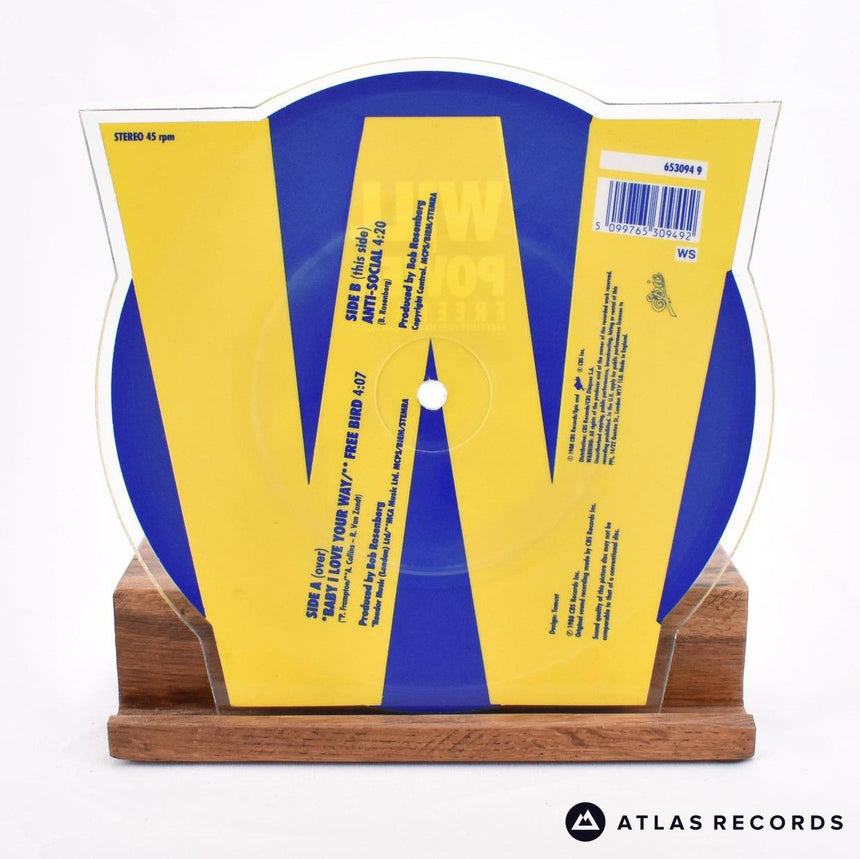 Will To Power - Free Baby - 7" Vinyl Record - VG+