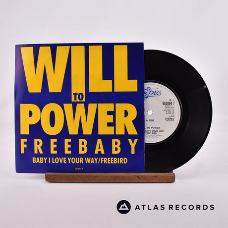 Will To Power Freebaby 7" Vinyl Record - Front Cover & Record