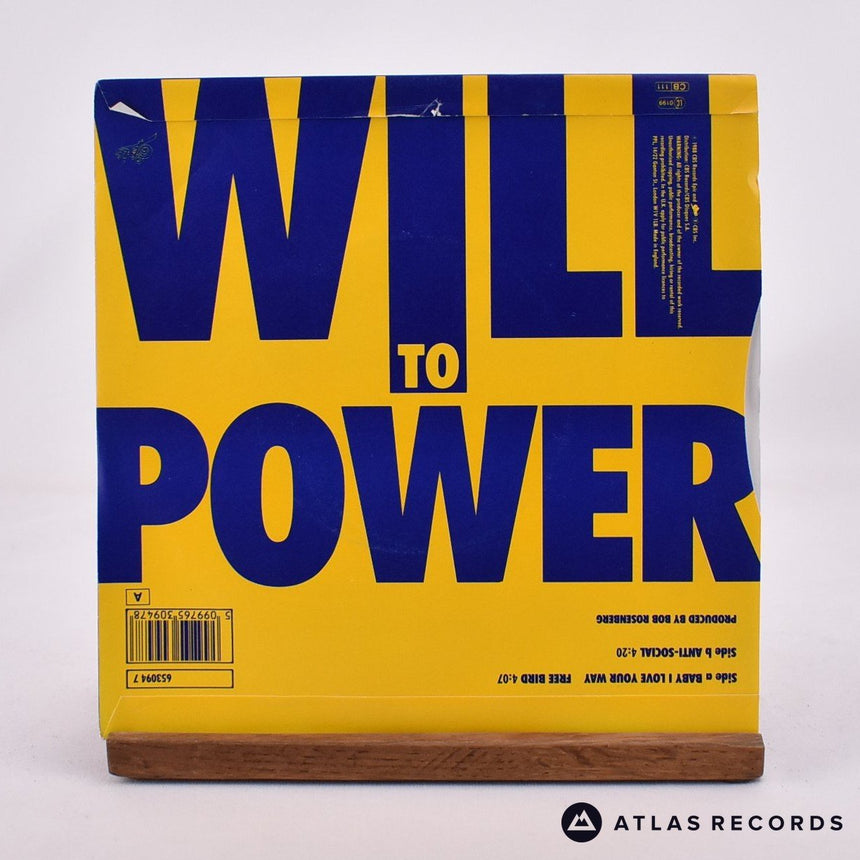 Will To Power - Freebaby - 7" Vinyl Record - EX/VG+