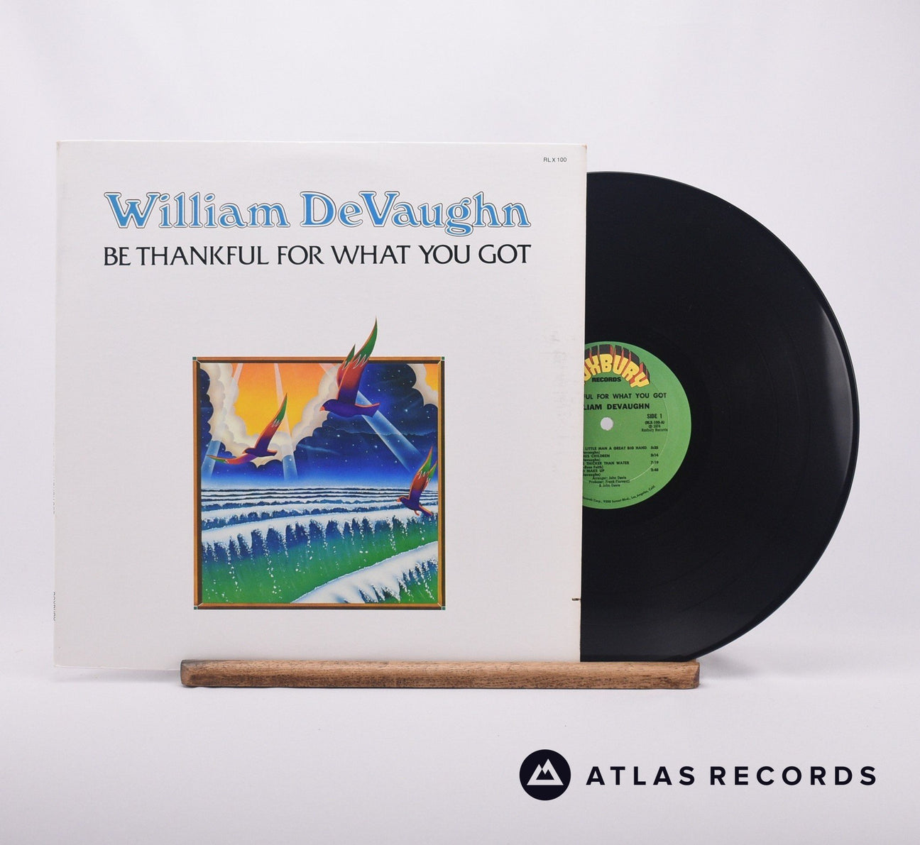 William DeVaughn Be Thankful For What You Got LP Vinyl Record - Front Cover & Record