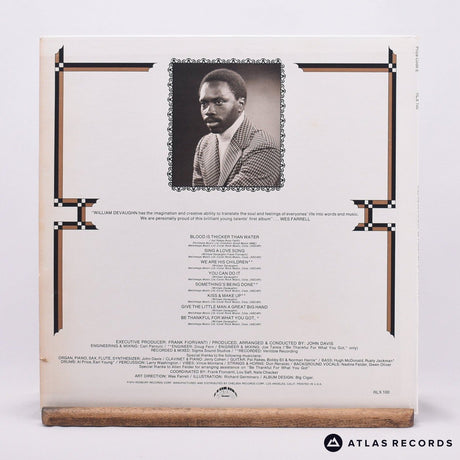 William DeVaughn - Be Thankful For What You Got - A B LP Vinyl Record - VG+/VG+