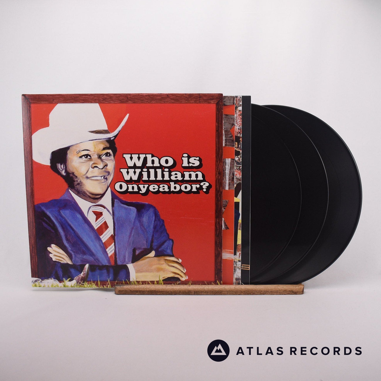 William Onyeabor Who Is William Onyeabor? 3 x LP Vinyl Record - Front Cover & Record
