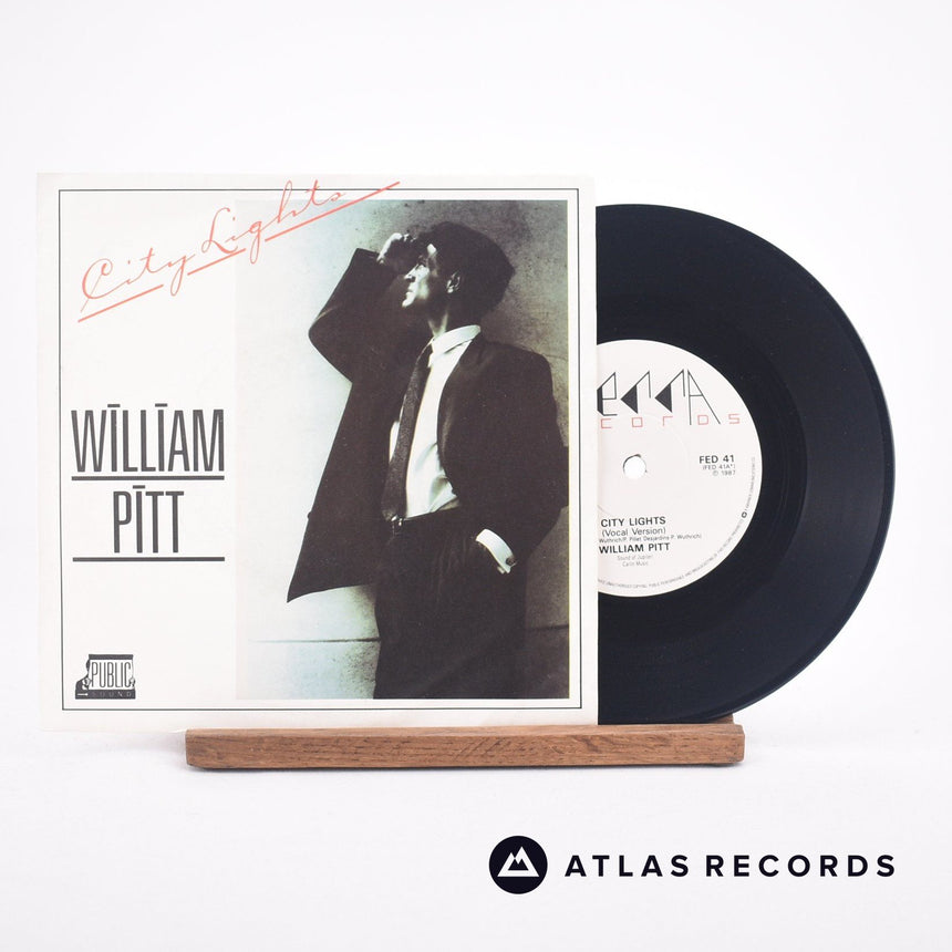 William Pitt City Lights 7" Vinyl Record - Front Cover & Record