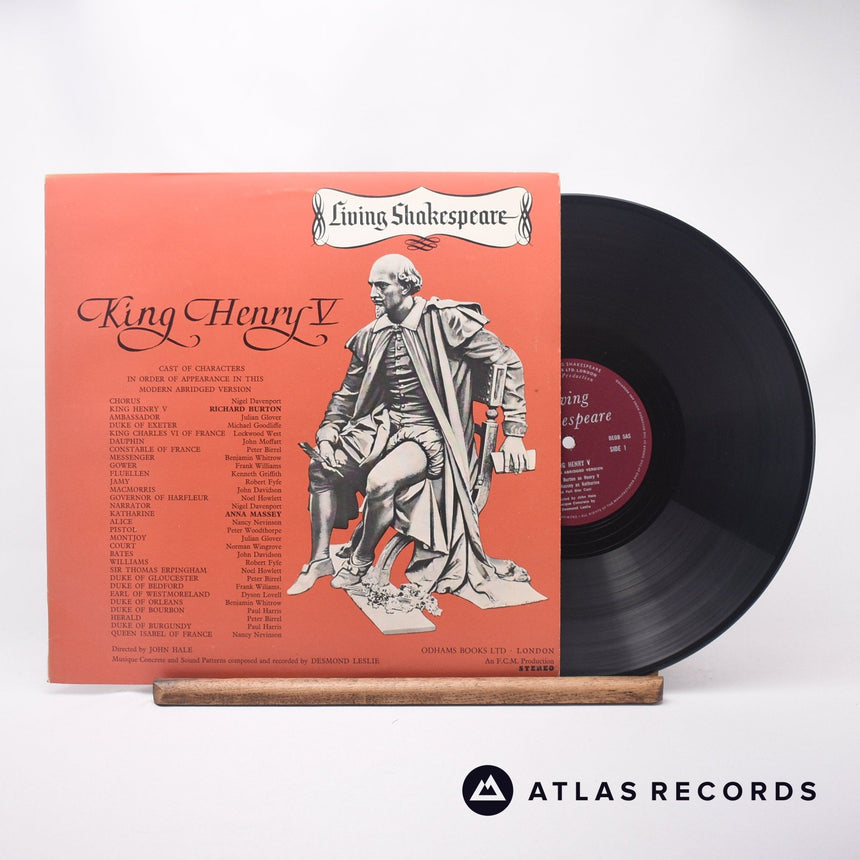 William Shakespeare King Henry V LP Vinyl Record - Front Cover & Record