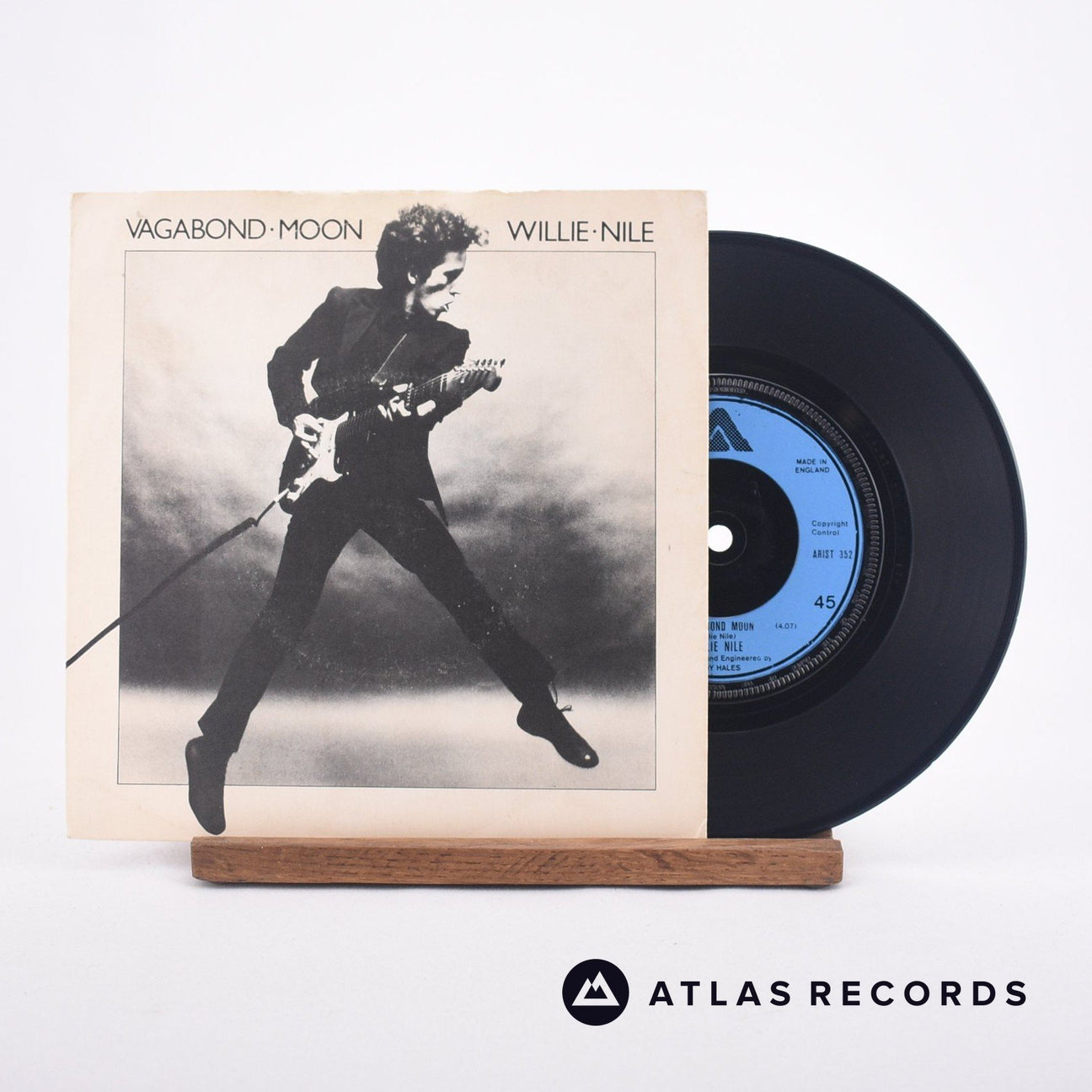 Willie Nile Vagabond Moon 7" Vinyl Record - Front Cover & Record