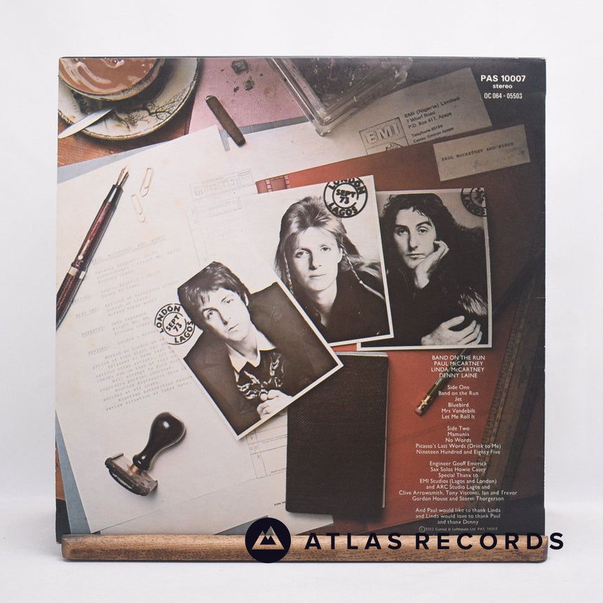 Wings - Band On The Run - -2 -2 LP Vinyl Record - EX/EX