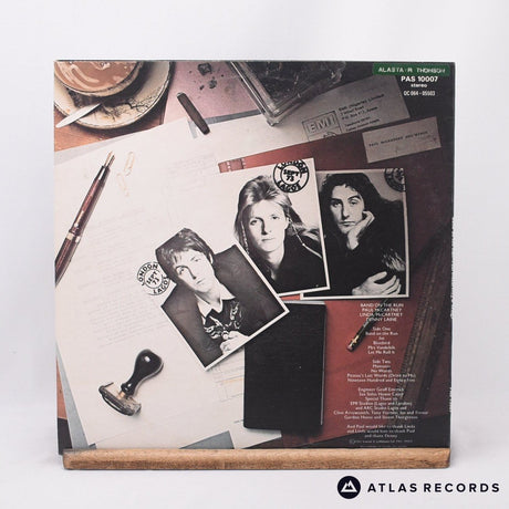 Wings - Band On The Run - First Uk Press Poster LP Vinyl Record - VG+/EX