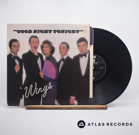 Wings Goodnight Tonight 12" Vinyl Record - Front Cover & Record