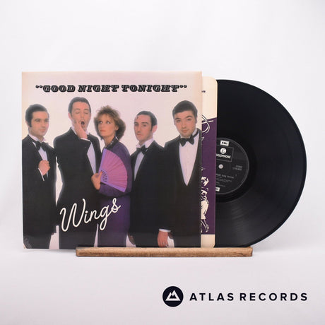 Wings Goodnight Tonight 12" Vinyl Record - Front Cover & Record