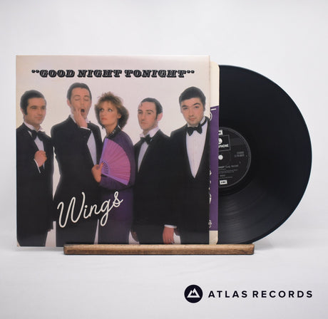 Wings Goodnight Tonight 12" Vinyl Record - Front Cover & Record