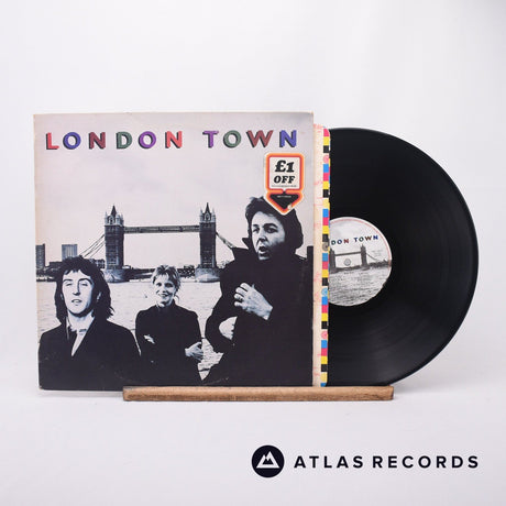 Wings London Town LP Vinyl Record - Front Cover & Record