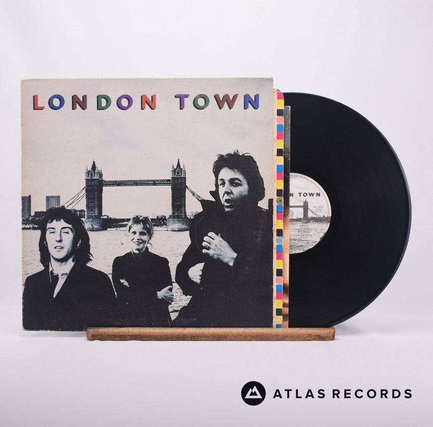 Wings London Town LP Vinyl Record - Front Cover & Record