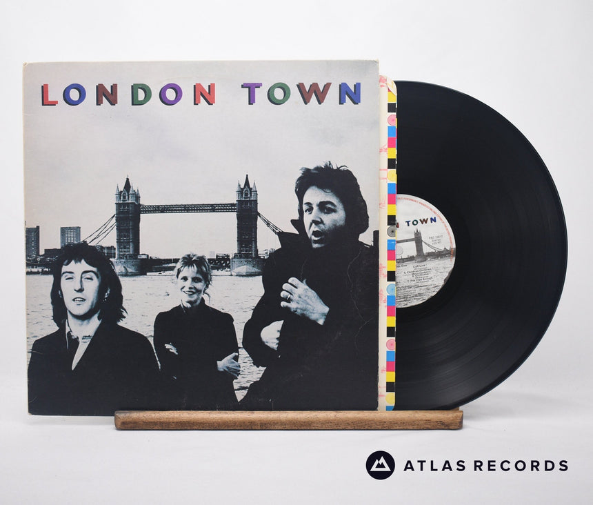 Wings London Town LP Vinyl Record - Front Cover & Record