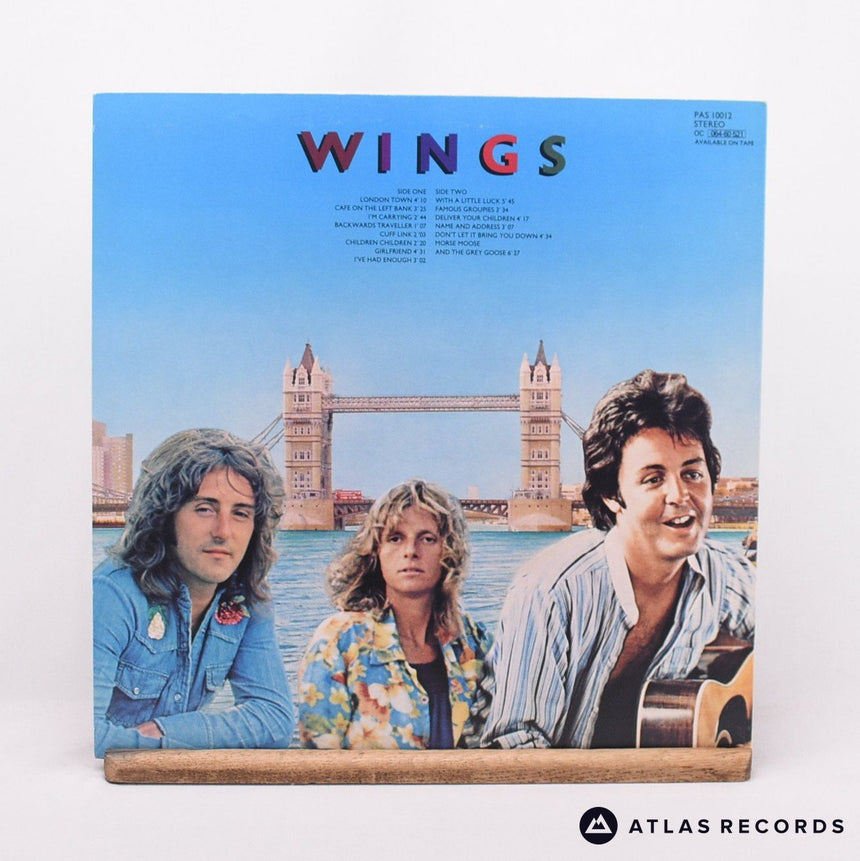 Wings - London Town - Poster LP Vinyl Record - EX/EX
