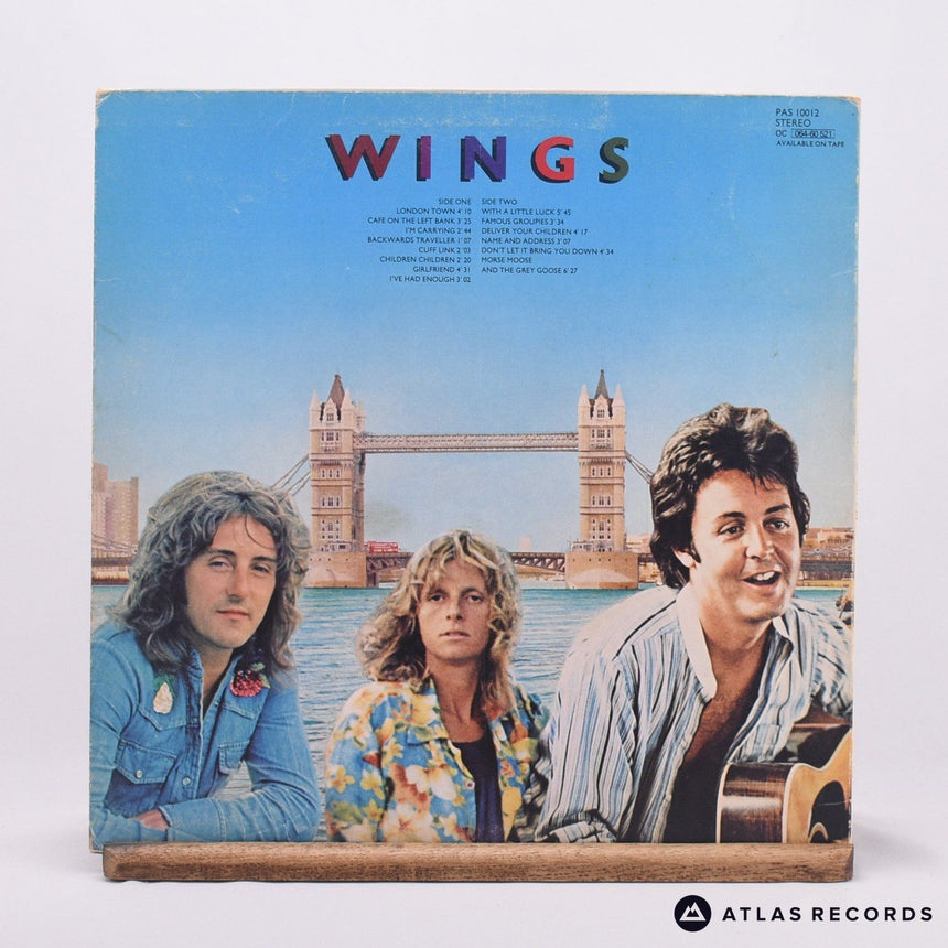 Wings - London Town - Poster -1 -4 LP Vinyl Record - VG+/VG+