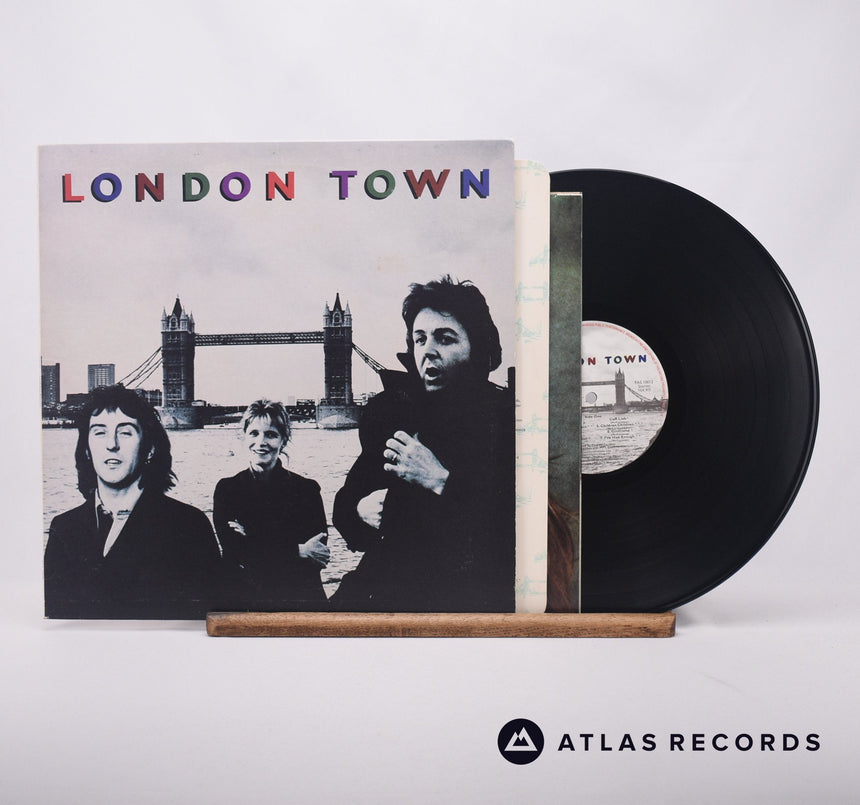 Wings London Town LP Vinyl Record - Front Cover & Record