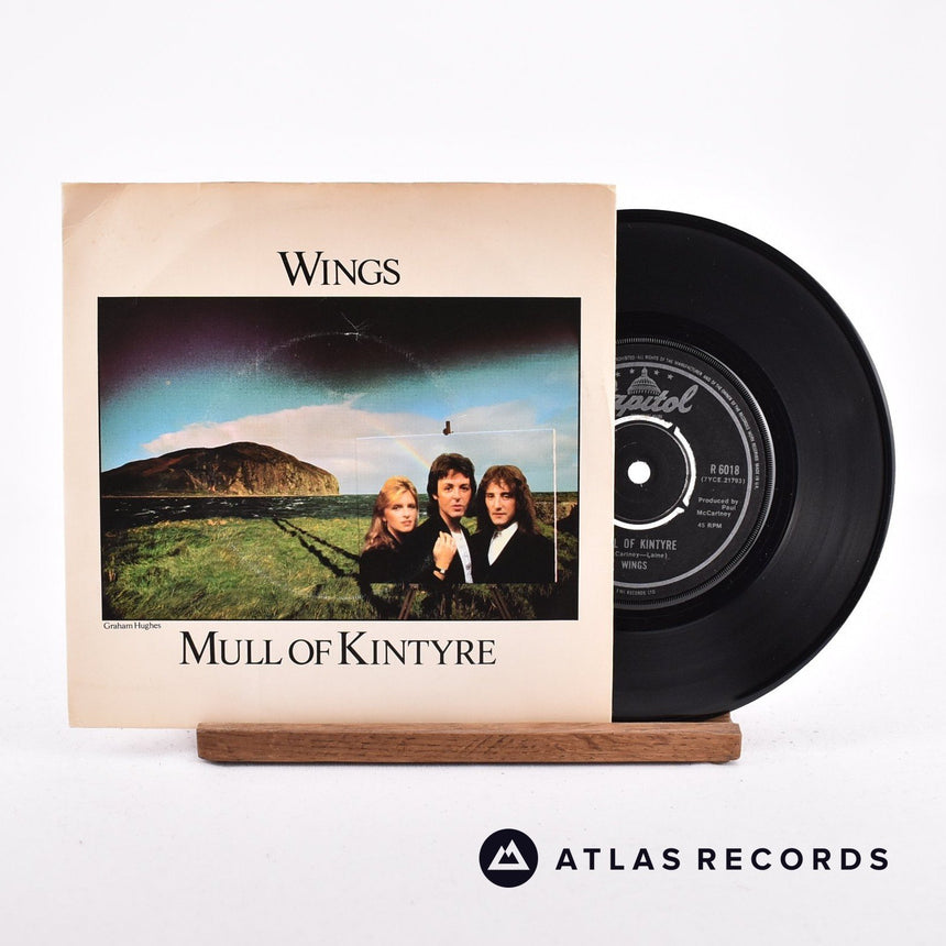 Wings Mull Of Kintyre 7" Vinyl Record - Front Cover & Record
