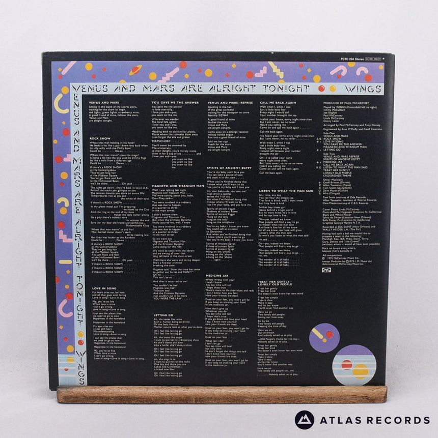 Wings - Venus And Mars - Porky Poster Gatefold 1U 2U LP Vinyl Record - EX/EX