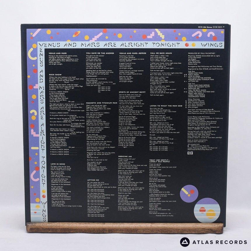 Wings - Venus And Mars - Gatefold LP Vinyl Record - EX/EX