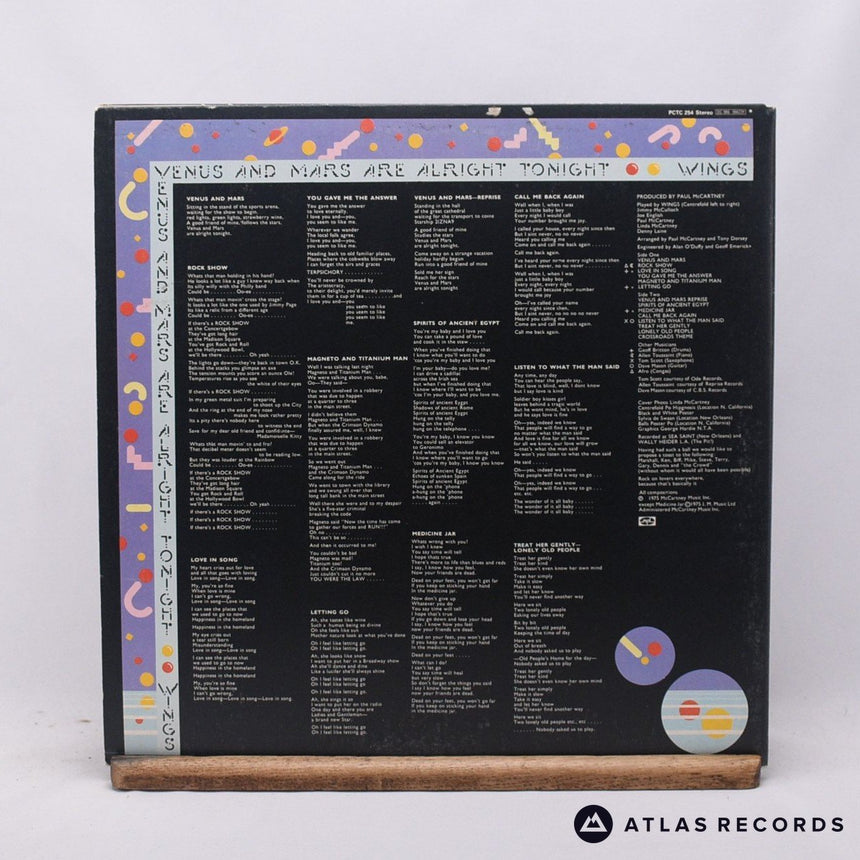 Wings - Venus And Mars - Gatefold LP Vinyl Record - VG+/EX