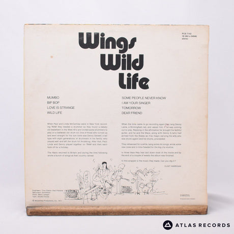 Wings - Wild Life - First Press 1 11 LP Vinyl Record - VG+/VG+