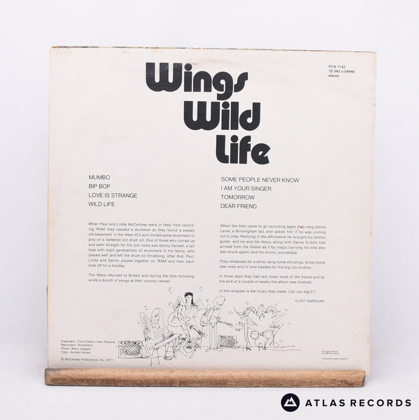 Wings - Wild Life - First Uk Press -11 -1 LP Vinyl Record - VG+/EX