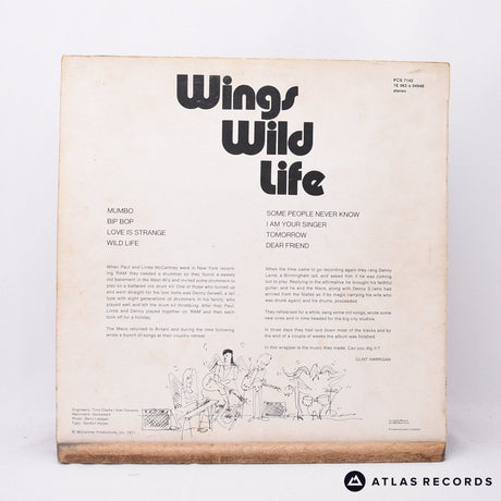 Wings - Wild Life - First Uk Press -11 -1 LP Vinyl Record - VG+/VG+