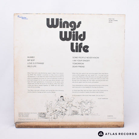 Wings - Wild Life - First Uk Press LP Vinyl Record - VG+/VG