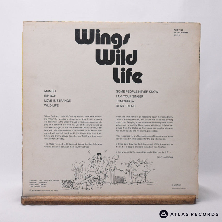 Wings - Wild Life - -1 -11 LP Vinyl Record - VG+/VG+