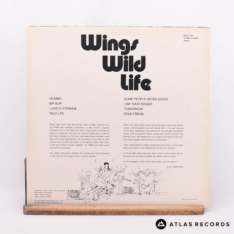 Wings - Wild Life - Repress Stereo LP Vinyl Record - EX/EX