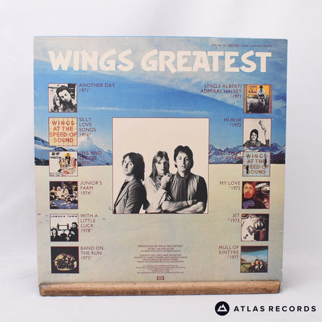 Wings - Wings Greatest - Repress Poster LP Vinyl Record - EX/EX