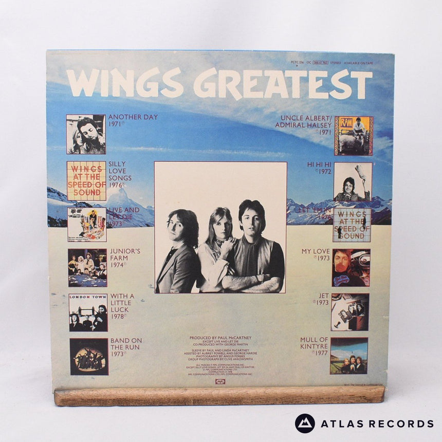 Wings - Wings Greatest - Repress Poster LP Vinyl Record - EX/EX