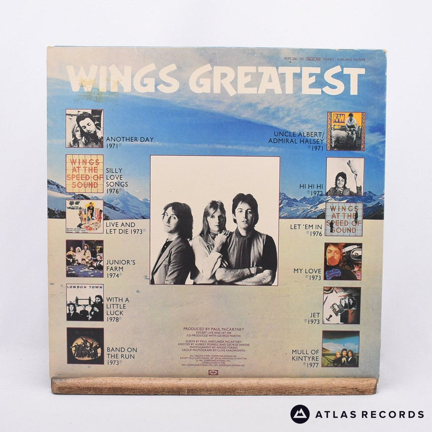 Wings - Wings Greatest - LP Vinyl Record - VG+/VG+