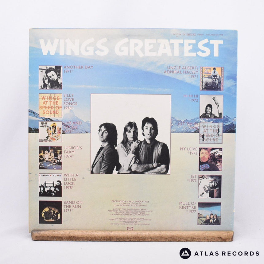 Wings - Wings Greatest - Poster LP Vinyl Record - EX/EX