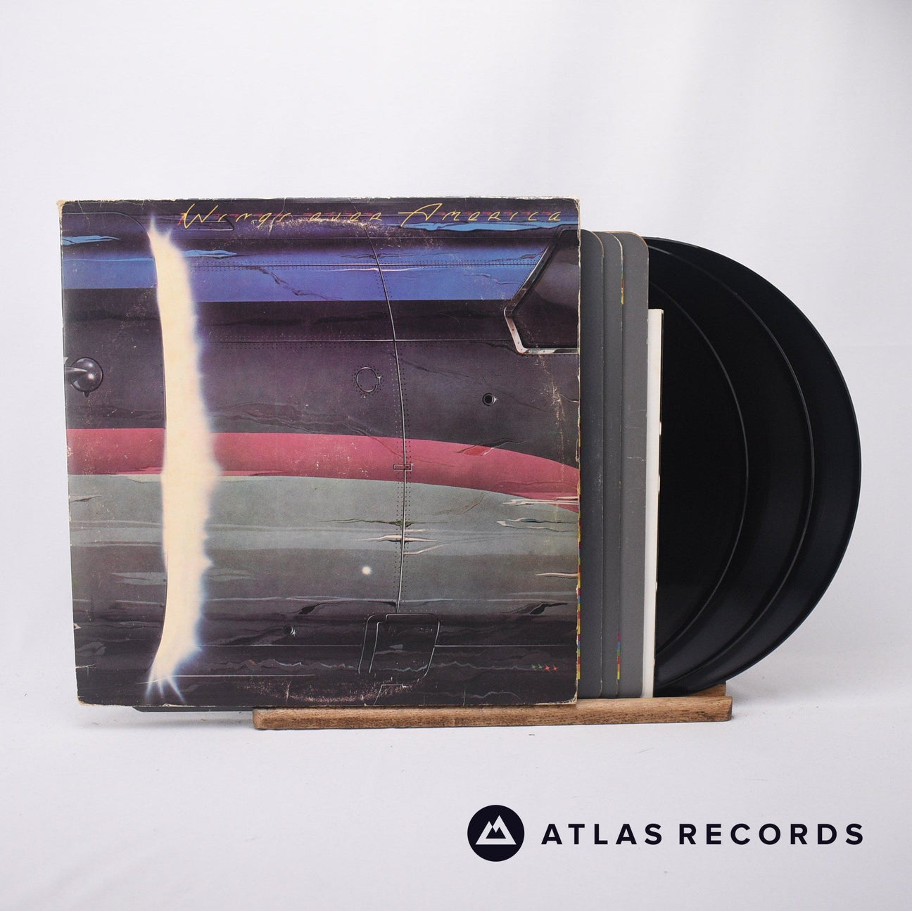 Wings Wings Over America 3 x LP Vinyl Record - Front Cover & Record