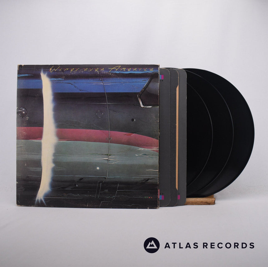 Wings Wings Over America 3 x LP Vinyl Record - Front Cover & Record