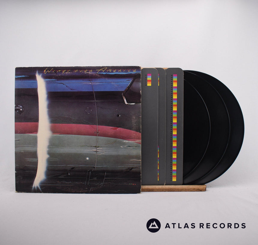 Wings Wings Over America 3 x LP Vinyl Record - Front Cover & Record