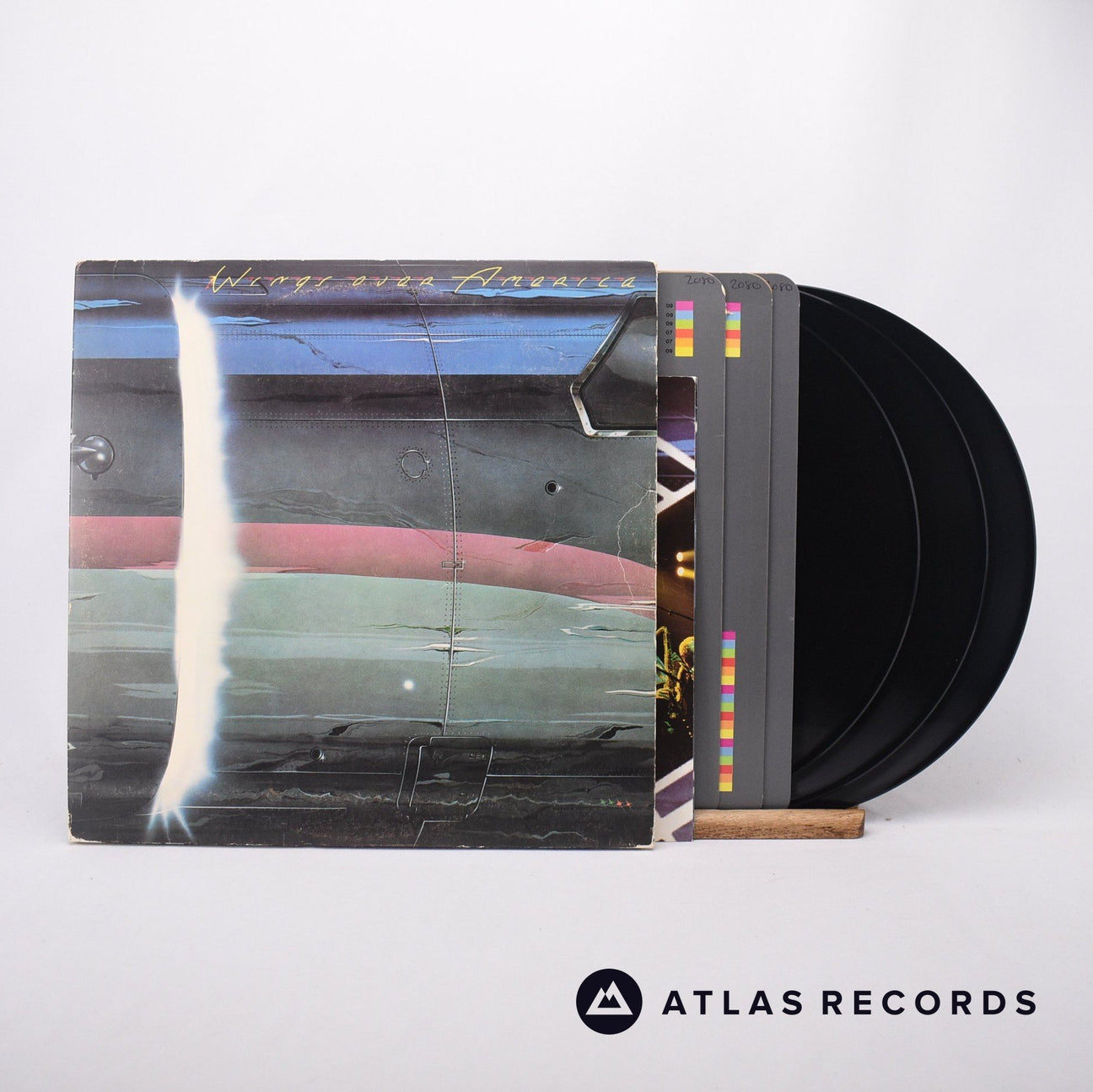 Wings Wings Over America 3 x LP Vinyl Record - Front Cover & Record