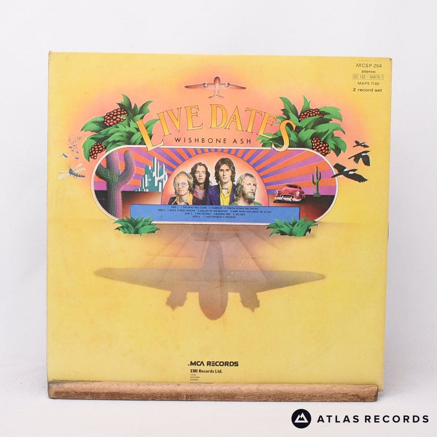 Wishbone Ash - Live Dates - A-1 B-2 A-1 B-1 2 x LP Vinyl Record - VG+/VG+
