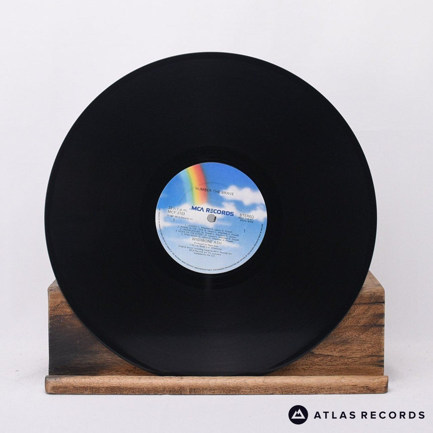 Wishbone Ash - Number The Brave - Strawberry A2 B1 LP Vinyl Record - EX/EX