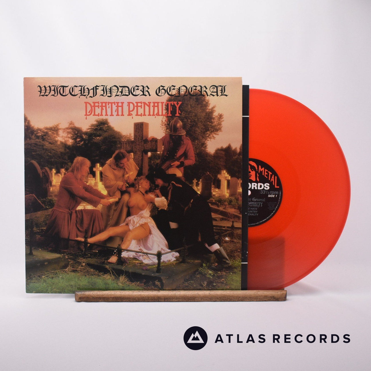 Witchfinder General Death Penalty LP Vinyl Record - Front Cover & Record