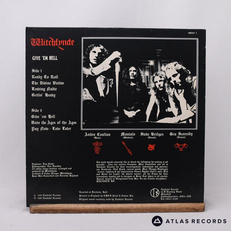 Witchfynde - Give 'Em Hell - LP Vinyl Record - VG+/VG+