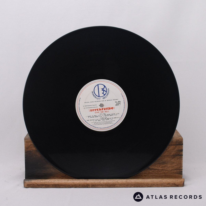 Witchfynde - Give 'Em Hell - LP Vinyl Record - VG+/VG+