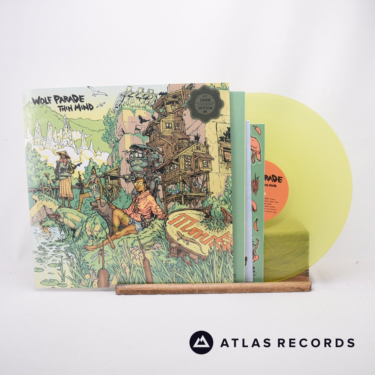 Wolf Parade Thin Mind LP Vinyl Record - Front Cover & Record