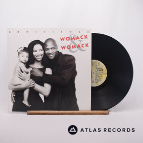 Womack & Womack Conscience LP Vinyl Record - Front Cover & Record