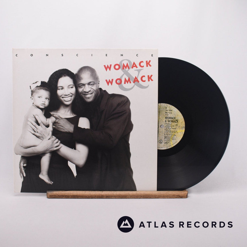Womack & Womack Conscience LP Vinyl Record - Front Cover & Record